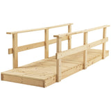 5 ft Wooden Garden Bridge Arc Footbridge 30604420