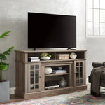 ZUN Classic TV Media Stand Modern Entertainment Console for TV Up to 65" with Open and Closed Storage W1758109203