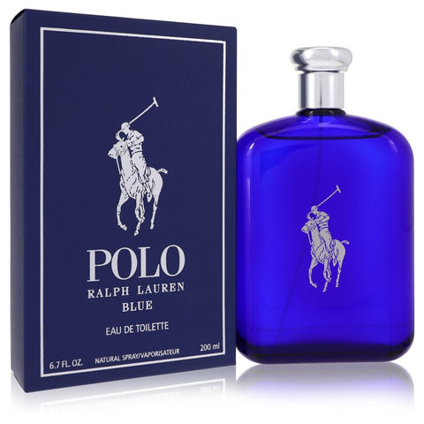 Polo Blue by Ralph Lauren Eau De Toilette Spray 6.7 oz for Men FX-466546