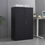 ZUN Metal Storage Cabinet with Locking Doors and Adjustable Shelf, Filing Storage Cabinet , 00968066