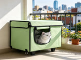 Elevated Heated Cat House 28316532
