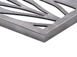 Grey Laser Cut Wood 2-piece Panel Wall Decor Set B03598808