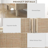 Kitchen Storage Cabinet, Garage Cabinets Natural Wood-AS 48239210