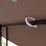 10x10 Ft Outdoor Patio Gazebo Replacement Canopy, Double Tiered Gazebo Tent Roof Top Cover W41939705