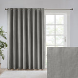 Printed Heathered Blackout Window Patio Panel B03599822