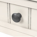 Narrow Console Table, Slim Sofa Table with Three Storage Drawers and Bottom Shelf 49804782