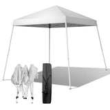 ZUN 2.5 x 2.5m Portable Home Use Waterproof Folding Tent White 51740478