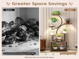 Plant Stand Indoor with Grow Lights - 62" Tall Plant Shelf, Lighted Corner Plant Stands for Indoor 63178414