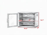 3-Tier Adjustable Toy Storage Organizer, Dustproof HDPE Plastic Cabinet with Transparent Door, Pink 85905328