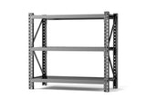 3-Tier Industrial Shelving Rack - 47in, Heavy Duty Steel Shelving Unit Adjustable, 51.2" W*23.6" 28824879