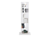 360&deg Rotating Bookshelf with Acrylic Plate, 6-Tier Tall, Floor Rack Simple Bookcase, Modern W409P167478