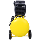 4.5HP Portable 13 Gallons Oil-Lubricated Air Compressor Tank Ultra Quiet Horizontal Tank Adjustable 48714022