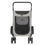 ZUN Dog Stroller for Medium to Large Dogs, Foldable Dog Wagon with 4 Wheels, Adjustable Handle, Bid Dog 77943389