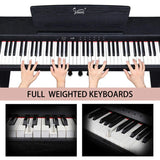 GDP-105 88 Keys Standard Full Weighted Keyboards Digital Piano with Furniture Stand, Power Adapter, 63585988