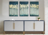 Gold Foil Abstract 3-piece Canvas Wall Art Set B03598816