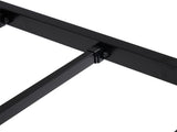 190.5*96.5*45.7cm Bed Height 18'' Simple Basic Iron Bed Frame Iron Bed Black 99872942