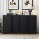 ZUN U_Style Designed Storage Cabinet Sideboard with 4 Doors , Adjustable Shelves, Suitable for Living N711P186863B