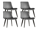Dining Chairs Set of 4, Modern Design Home Chairs, PU Leather Metal Dining Chairs for Kitchen Dining W2700P352198
