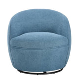Galleria 360 Swivel Teddy Sherpa Barrel Chair, Blue T2574P241740