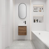 18 Inch Floating Small Bathroom Vanity With Single Sink, Suitable For Small Bathroom-BVB03018BRE W99966398