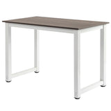110cm Decent High Strength Wooden Computer Desk Gray 37157969