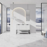 48 Inch Freestanding Bathroom Vanity With Resin Basin,48x18 W99951398