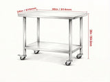 Stainless Steel Prep Table 25640162