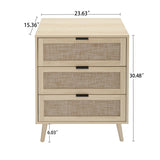 ZUN 3 Drawer Cabinet, Suitable for bedroom, living room, study W68877193