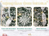 6Ft Prelit Pop Up Christmas Tree Decoration, Collapsible Artificial Xmas Tree with 150 Warm Lights W3879P548811