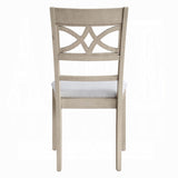 Antique Gray Finish Beautiful Dining Chairs Set of 2, Formal Contemporary Padded Seat Cushion B2741P328586