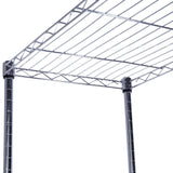 5-Layer Chrome Plated Iron Shelf with 1.5" Nylon Wheels 165*90*35 Chrome 36215778