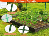 U-Shaped Garden Arch Trellis for Climbing Plants, 49.6x47.2in Adjustable Width , 18489256