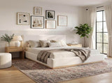 Elegant Upholstered Bed With Solid Wood Frame, Unlocking A New Experience Of Comfortable Sleeping, N769P293458A