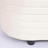 White Velvet, Modern Upholstered Storage Bench, End Of Bed Stool, For Living Room, Entryway, Bedroom 73346557