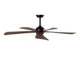 52" 5PCS Solid Wood Blades Ceiling Fan with Lights Remote Control,Quiet DC Motor 3 Blade Ceiling W3596P460841