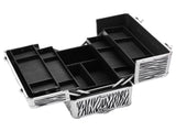 3 in 1 Aluminum Cosmetic Makeup Case Tattoo Box White Zebra Print 25171058