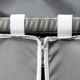 Portability Poolside Towel Holder Rack with Covered - Gray 34056614