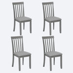 ZUN Wooden Dining Chairs Set of 4, Kitchen Chair with Padded Seat, Upholstered Side Chair for Dining W1998126412