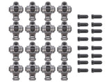 16Pcs 1.7 Ratio 7/16" Full Roller Stainless Steel Rocker Arm and Stud Set Fit for Chevy Big Block 36311306