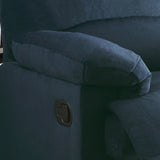Blue Recliner with Pillow Top Arm B062P215433