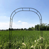7'8" H x 4'5" W Metal Garden Arch Trellis,Adjustable Arbor Trellis for Garden Climbing Plants 55496277