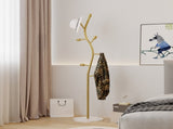 Clothing Rack, Golden Metal Freestanding Heavy Duty Clothes Rack with Marble Base, Multipurpose 73845843