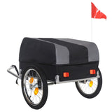 Heavy-Duty Bike Cargo Trailer with Removable Waterproof Cover 88 lbs Capacity, 16" All-Terrain W2932P289393