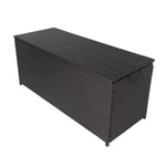 ZUN Outdoor Storage Box, 113 Gallon Wicker Patio Deck Boxes with Lid, Outdoor Cushion Storage Container W32965341