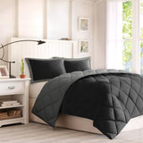 3M Scotchgard Diamond Quilting Reversible Down Alternative Comforter Set B03595025