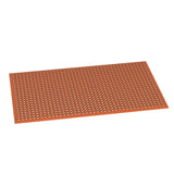 Red Rubber Floor Mat 90x150x1 cm Anti-Fatigue & Durable 62612919