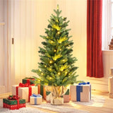 3FT Tabletop Christmas Tree - 363 Branch Tips , 50 Warm White LEDs, Cordless Control Box for 74070071