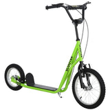 youth scooter is equipped Dual Brakes - Green 81191340