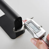 Stainless Steel Black Shower Sliding Bar 31.5 Inches for Bathroom Drilling-free 60047819
