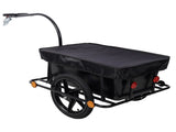 Bike Cargo with Support Bar, 900D PVC Waterproof Cover, Removable Box, Utility Bike Wagon W465P347193